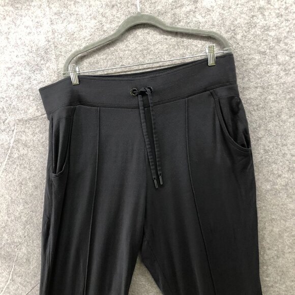 Athleta Nightime Bliss Sleep Jogger Pants Womens XL Black Modal Blend Lounge - Picture 3 of 9